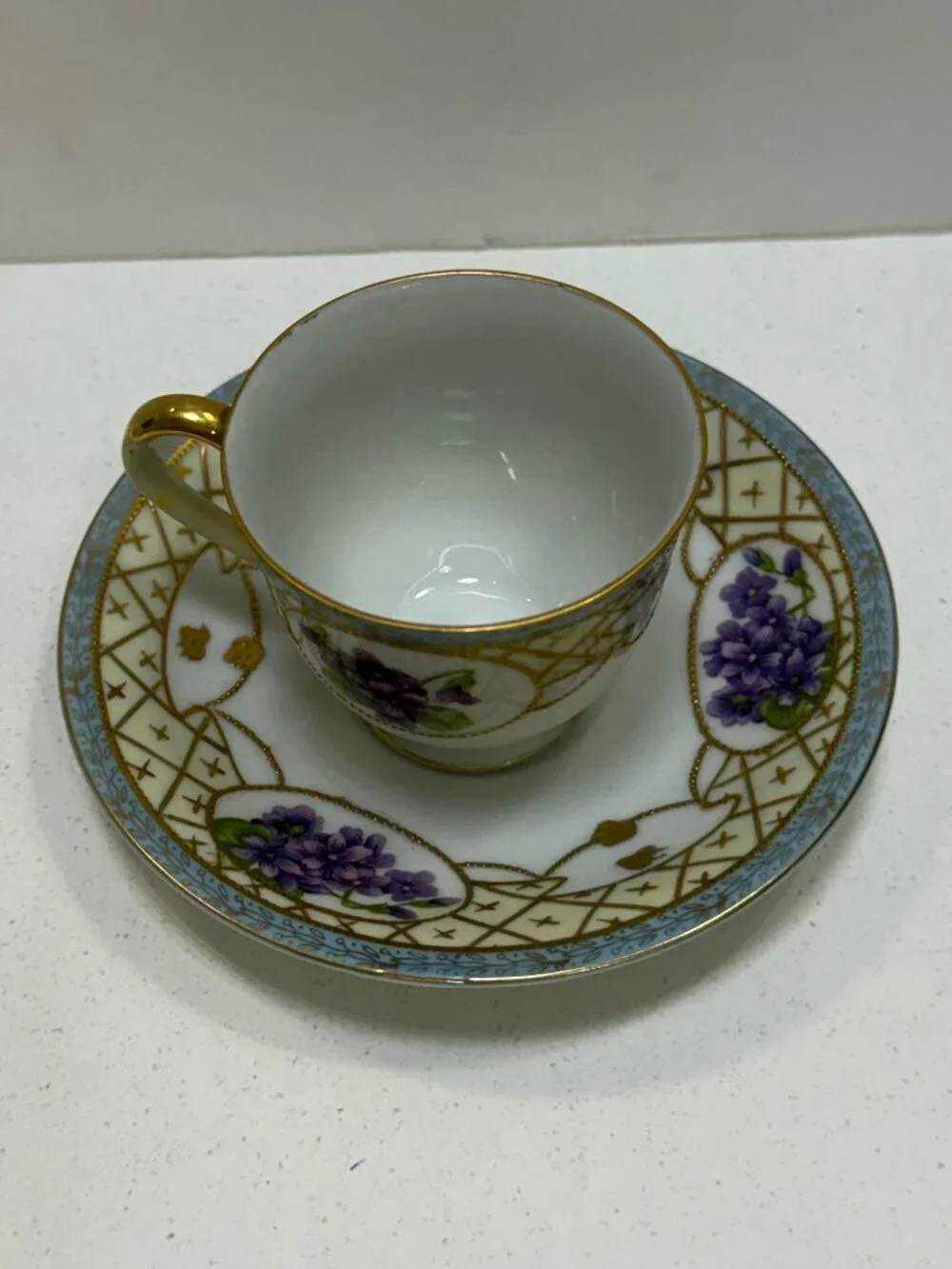 Vintage Adline Miniature Tea Cup & Saucer Set. KT219